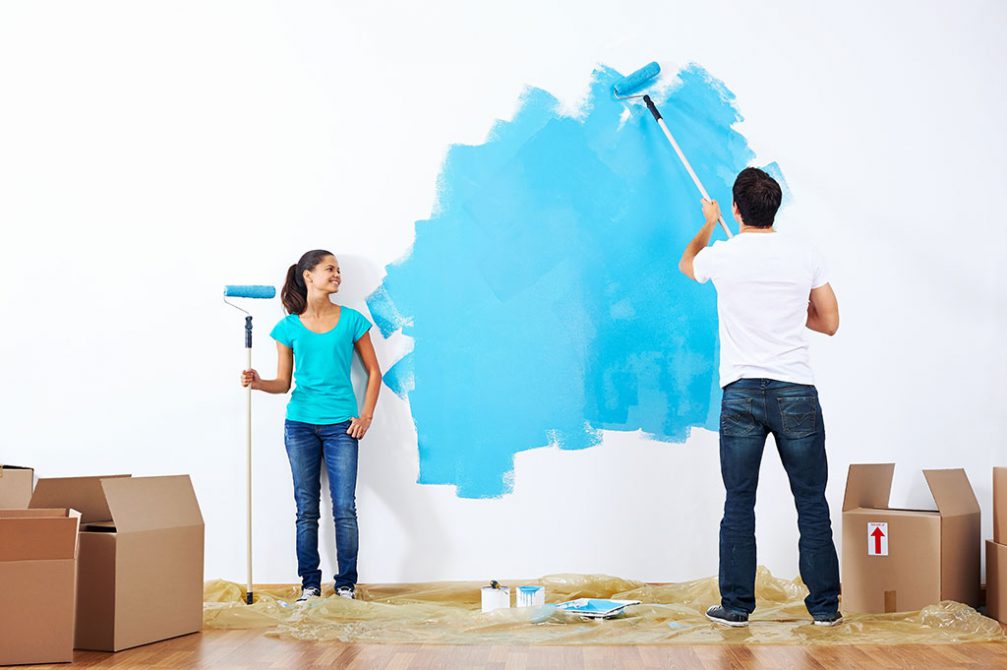 Repaint house to sell your home.